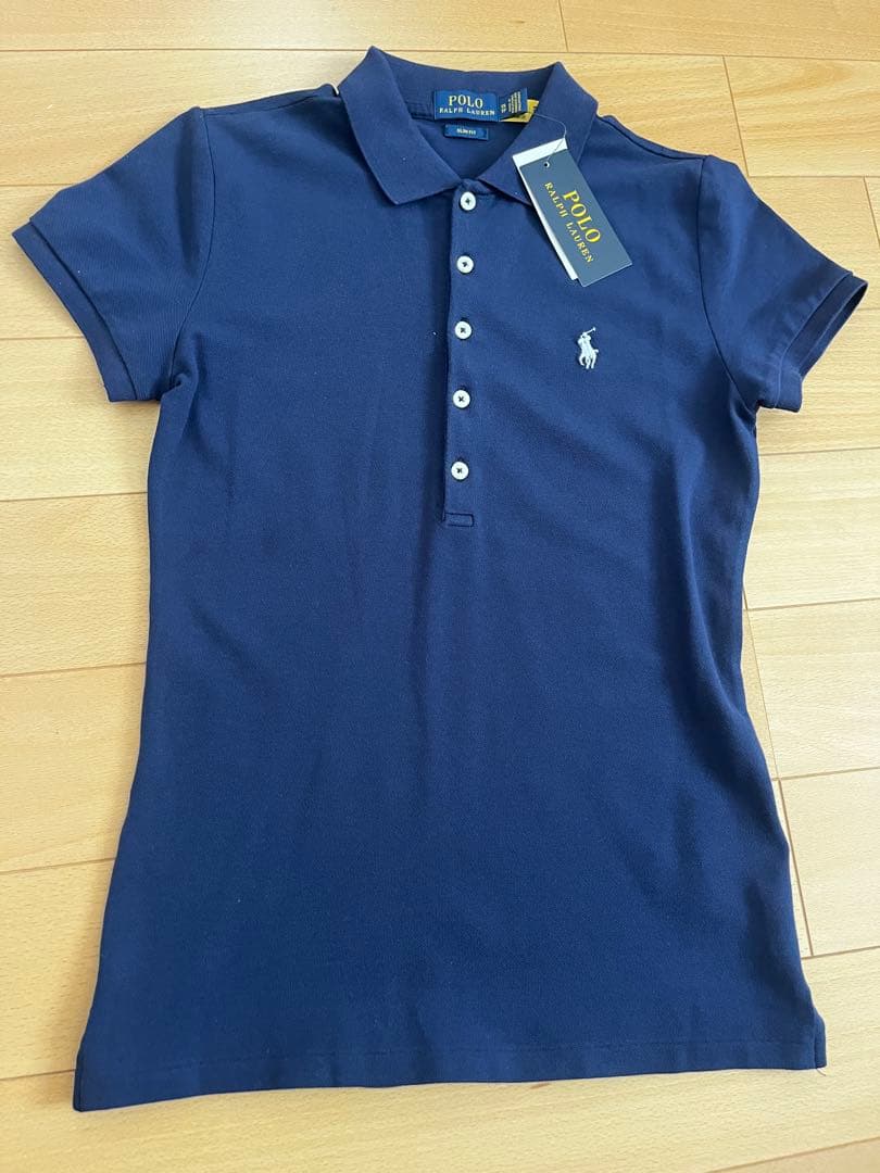POLO RALPH LAUREN ネイビー ポロシャツ XS