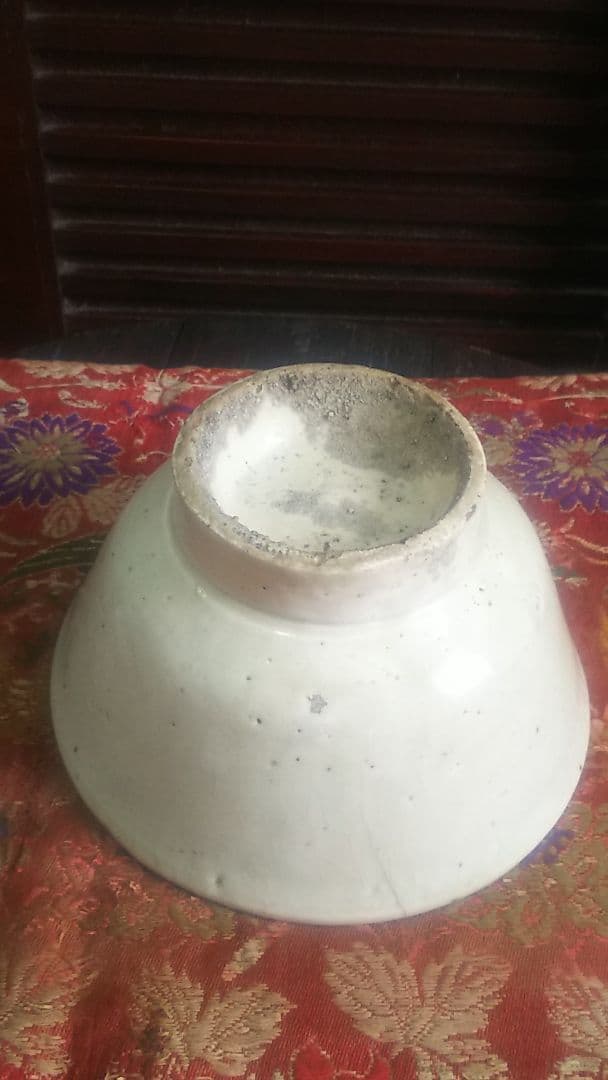 李朝粉引茶碗【中期時代】