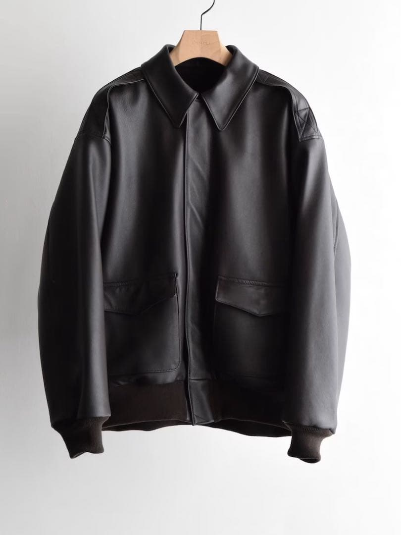 25aw comoli シープスキン A-2ジャケット 3
