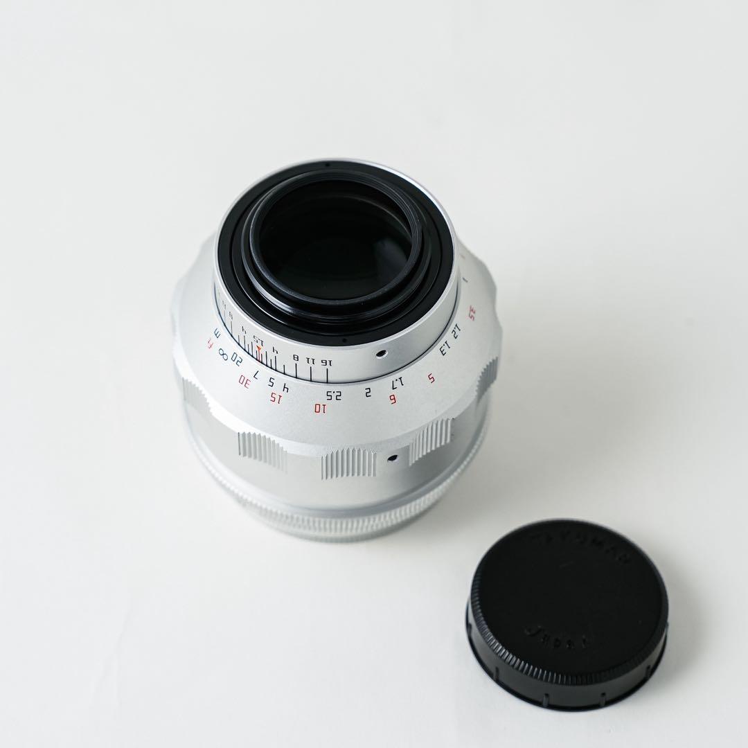 美品　TTArtisan 75mm F1.5 シルバー M42 グルグルボケ