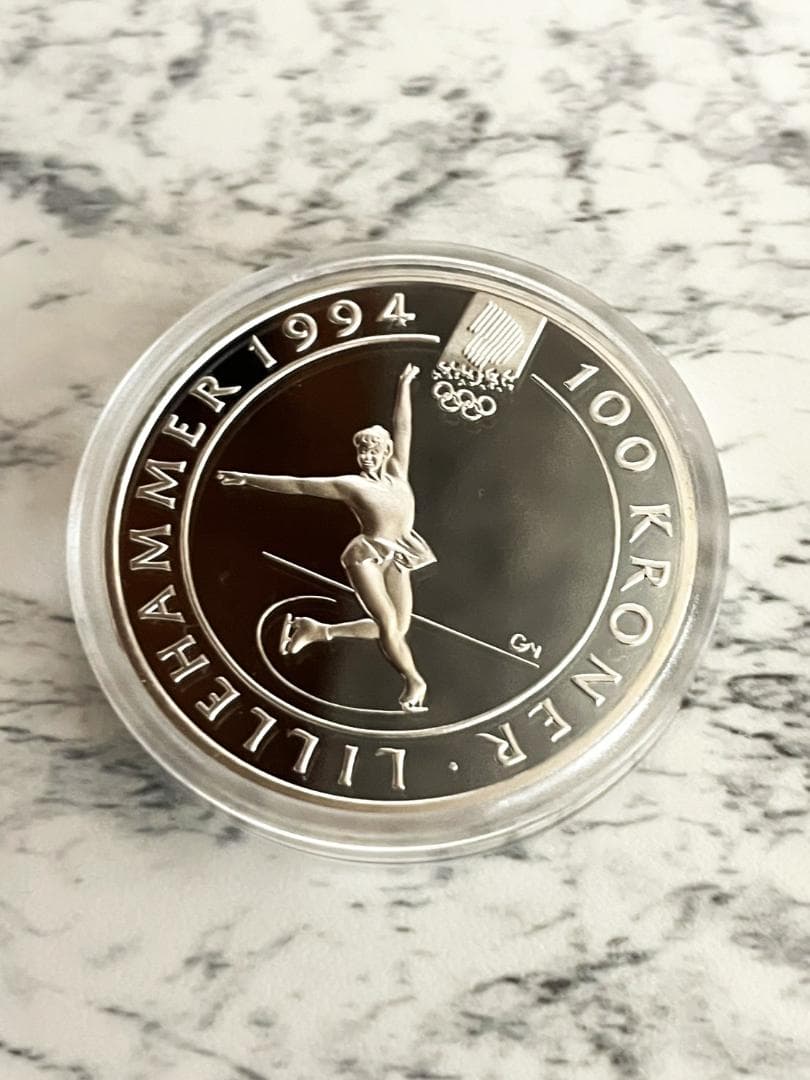 【未開封】1994年リレハンメル冬季オリンピック 記念銀貨4枚セット No.5