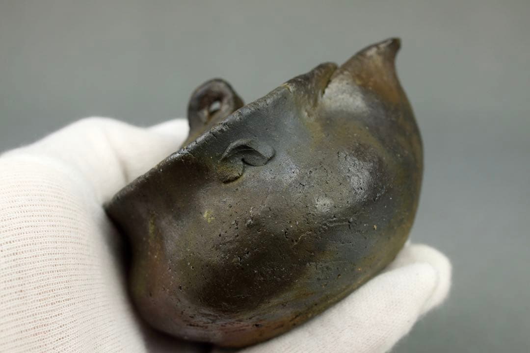 備前焼 森宝山作 宝山 手造宝瓶 急須 茶器揃い