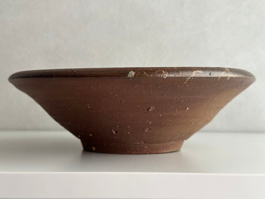 伊勢崎満 備前 皿 八寸皿 共箱