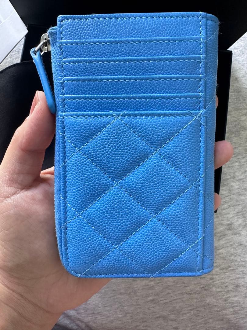 【希少】シャネル　キャビアスキンケース