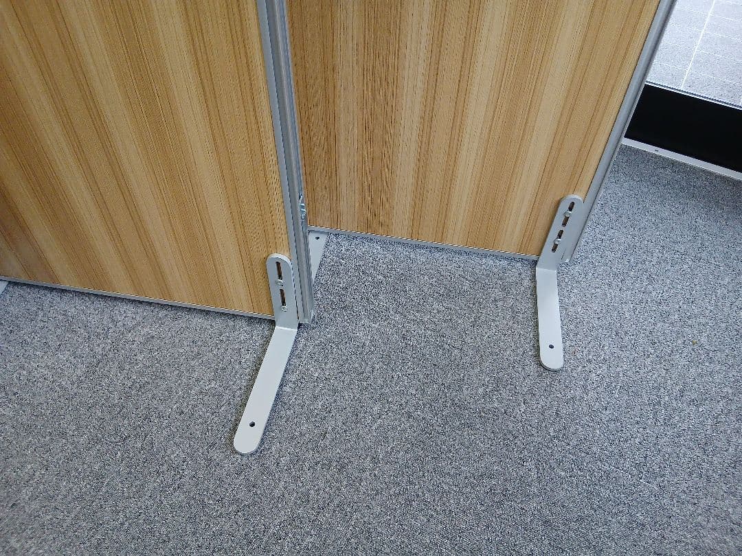 パーテーション 木目調 4枚セット 縦180cm×横幅120cm