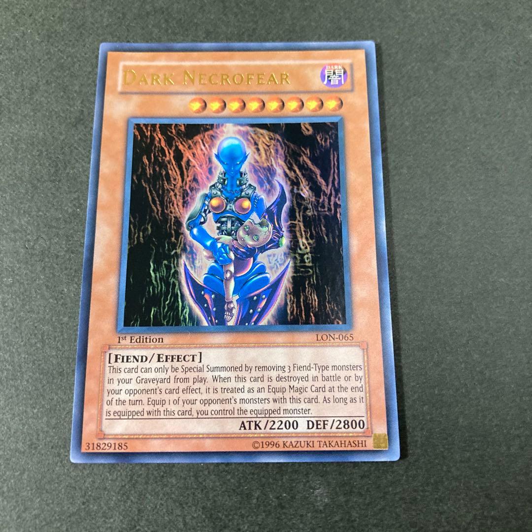 遊戯王　DARK NECROFEAR  1st  旧アジア　ウルトラレア
