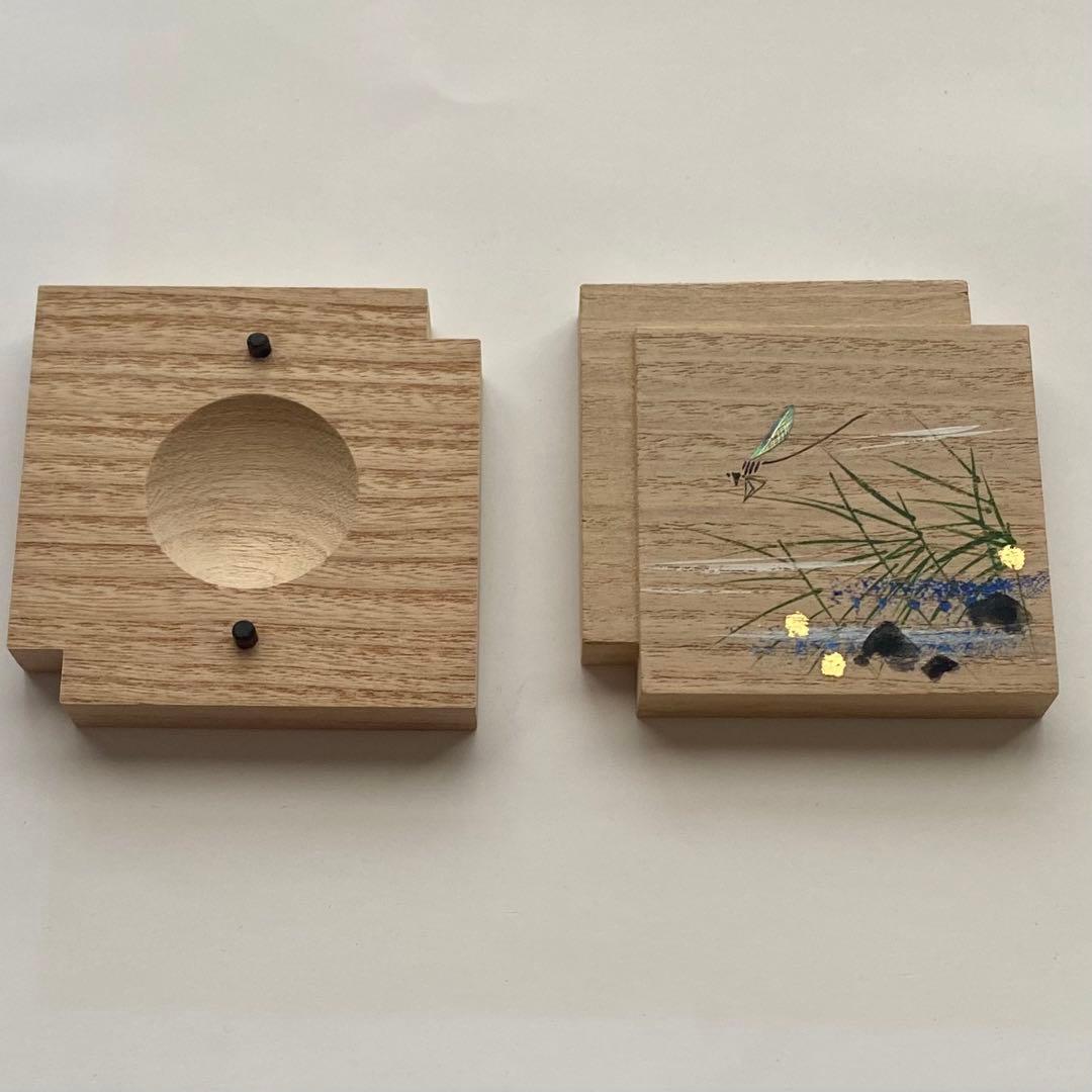 香合　桐色紙　糸蜻蛉　星山造