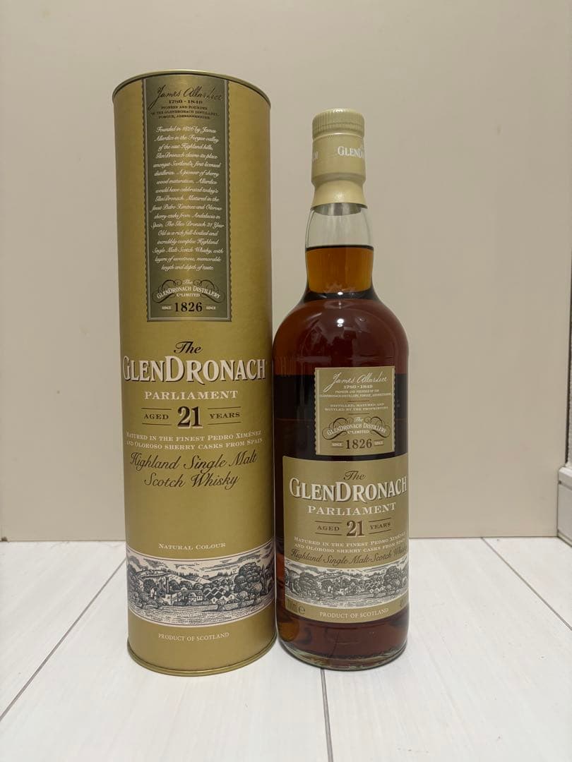 ウイスキー GLENDRONACH PARLIAMENT 21 YEARS