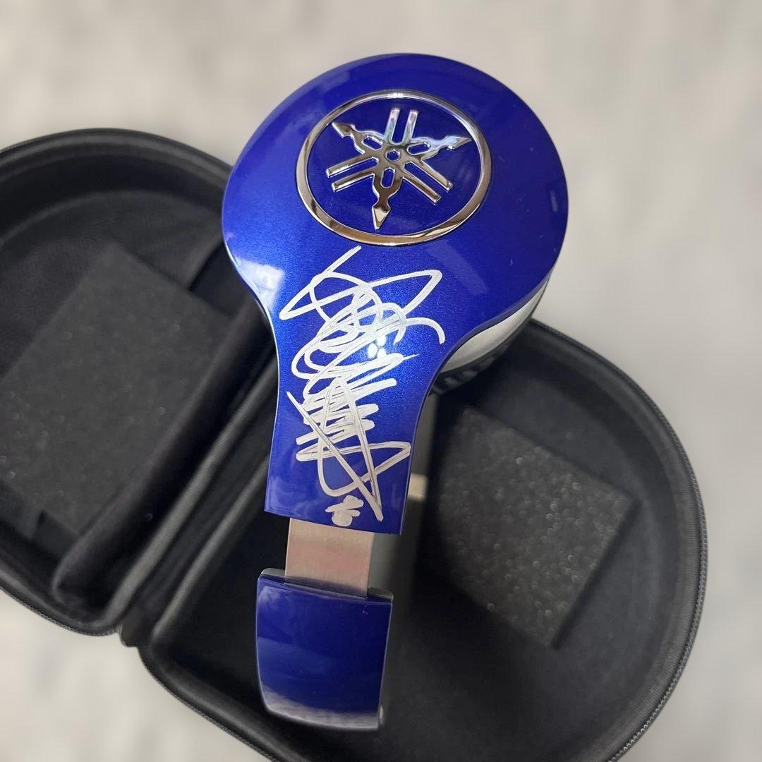 YAMAHA HPH-PRO500 BLUE ヘッドホン Vロッシ　サイン入り