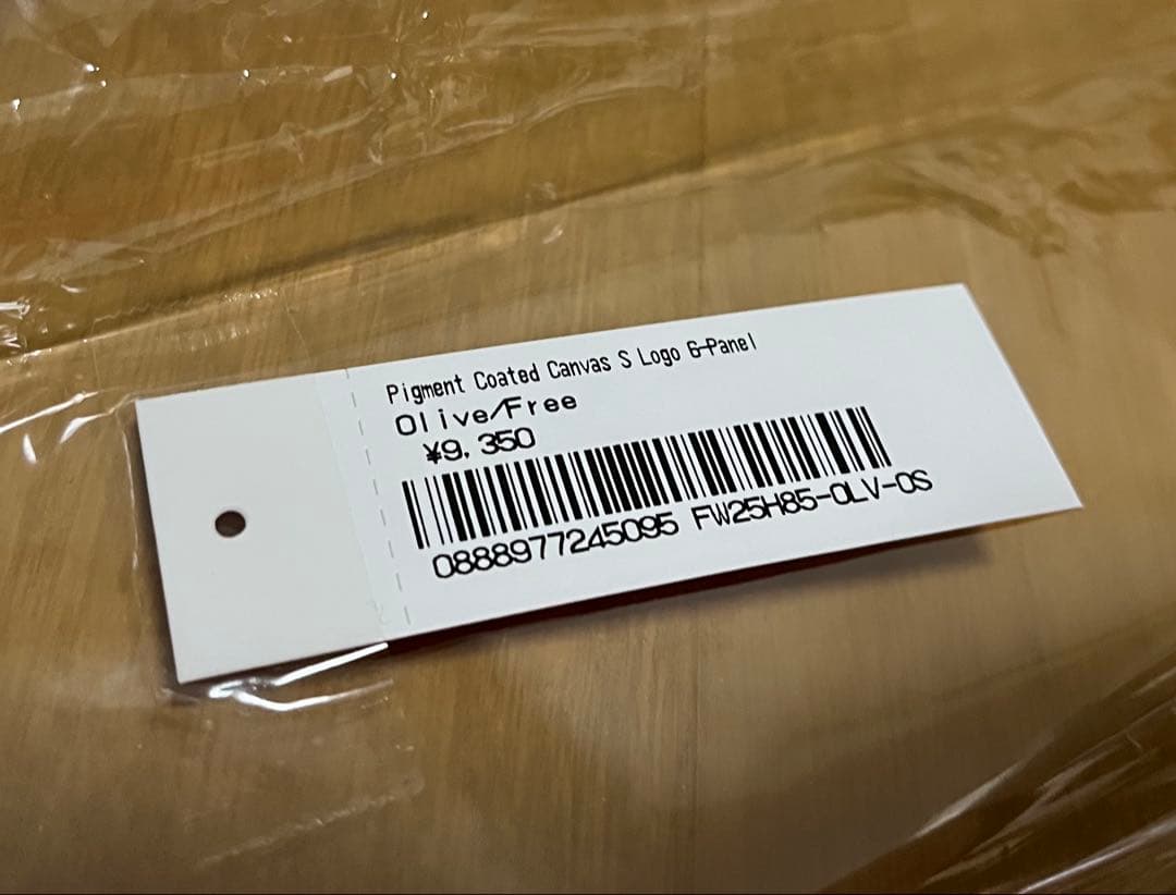 帽子 Pigment Coated Canvas S Logo 6-Panel