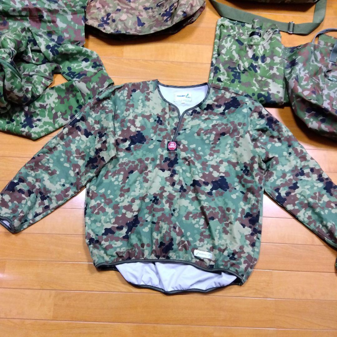 迷彩服6枚 バッグ5個 自衛隊 サバゲー まとめ売り
