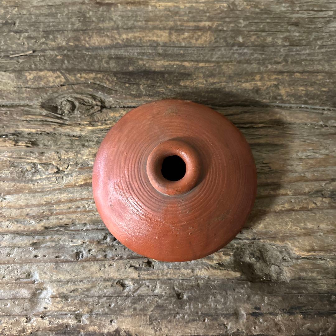 備前油壷　江戸幕末〜明治　小壺 花器 民藝 アンティーク　検:白洲正子　李朝