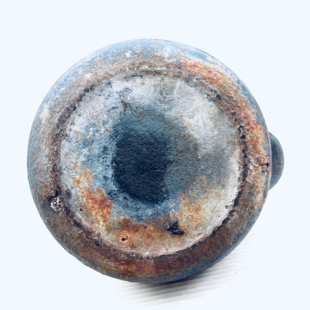 南部鉄瓶　やかん　骨董　湯沸し　茶道具　鉄器　鉄分補給　サビ有り