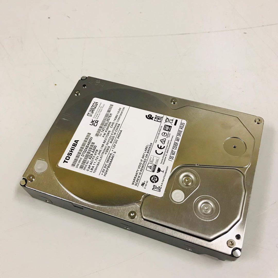 外付けハードディスク・ドライブ 4.0TB/ WD40PURX/ 6TB/ DT02ABA600V