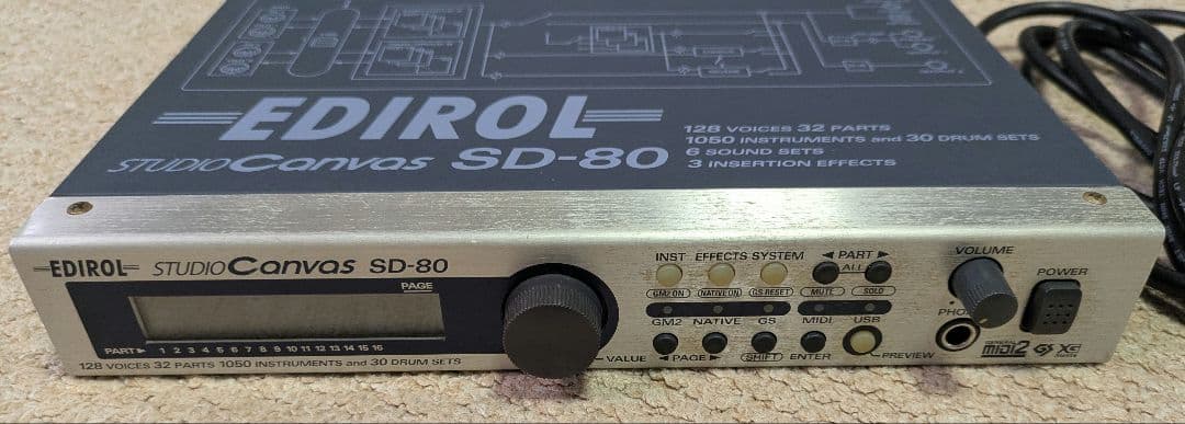 DTM・DAW Roland EDIROL STUDIO Canvas SD-80