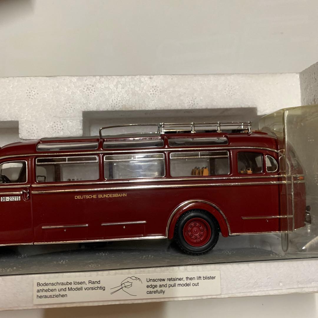 ミニチャンプス　1／43 メルセデスベンツ　O3500 バス　ドイツ連邦鉄道