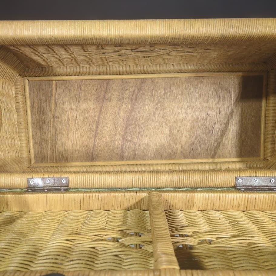 ラタン収納ボックス 籐 ケース 籠