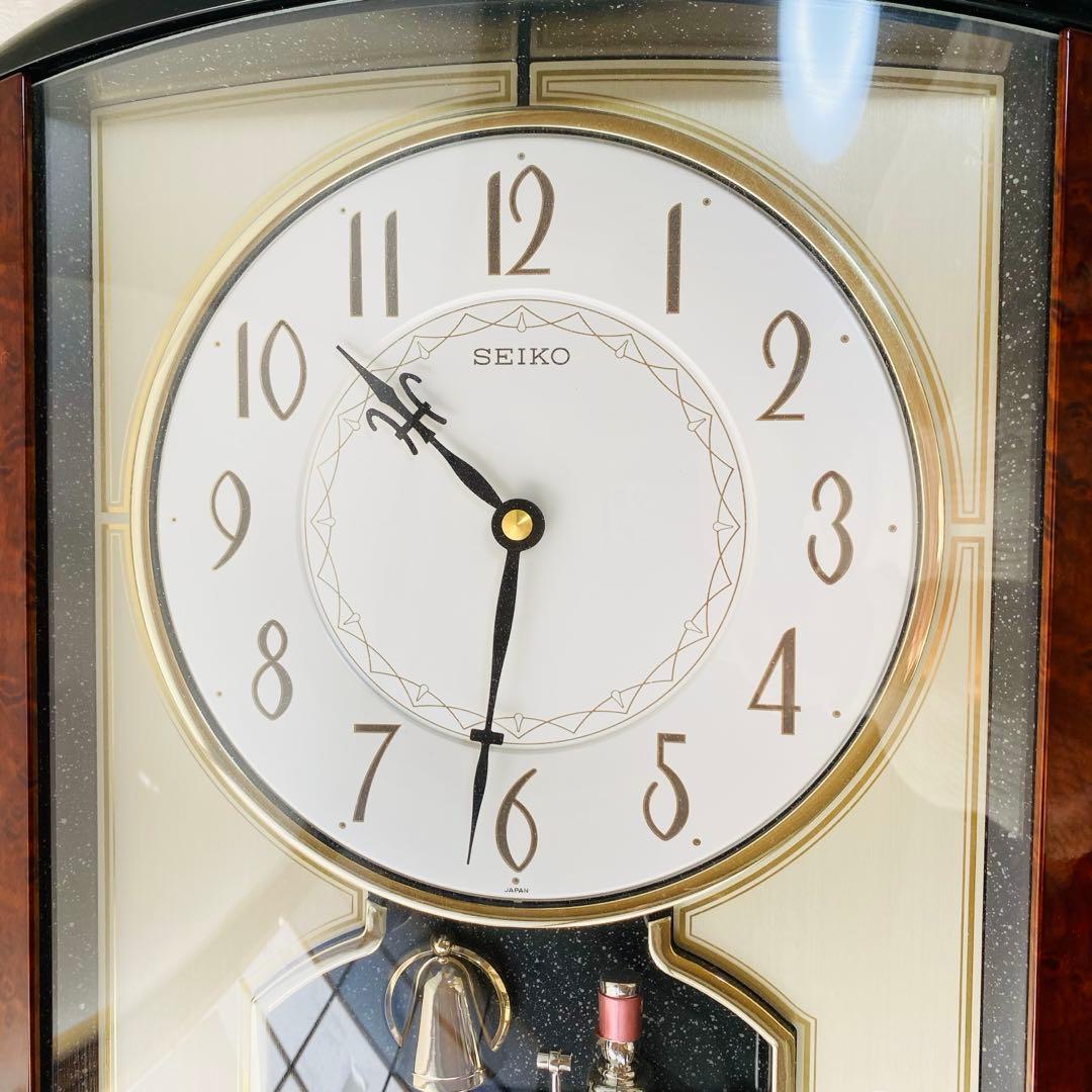 【良品】SEIKO 掛時計 ディスクドリーム RE532B からくり時計