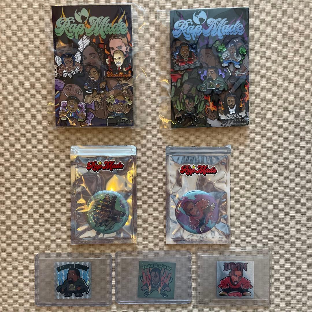 ピンズ・ピンバッジ・缶バッジ RAPMADE Rapper DMX travisscott ye kanye