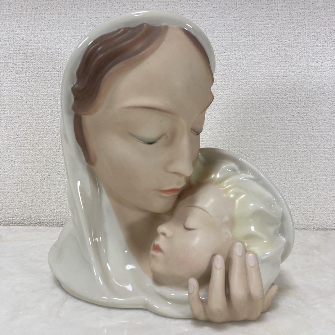 アンティーク　Pirkenhammer ピルケンハンマー　マドンナと子供　ドイツ