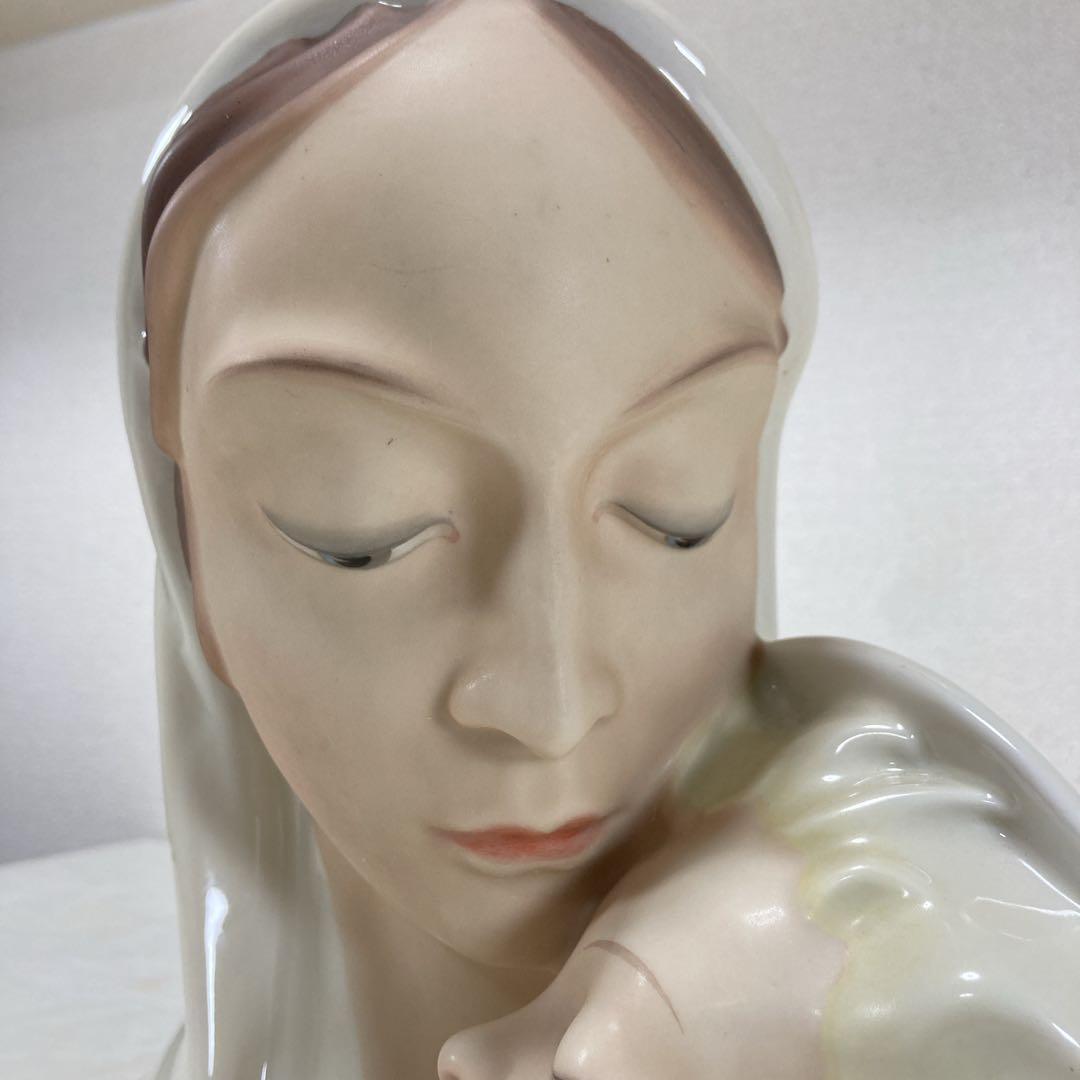 アンティーク　Pirkenhammer ピルケンハンマー　マドンナと子供　ドイツ