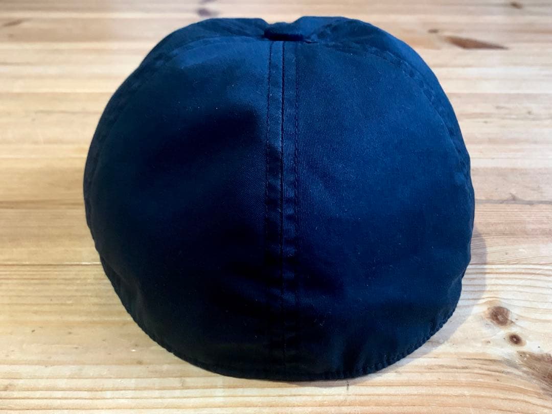 レア 90's ポロ ラルフローレン コットン キャップ ブラック L-XL 黒