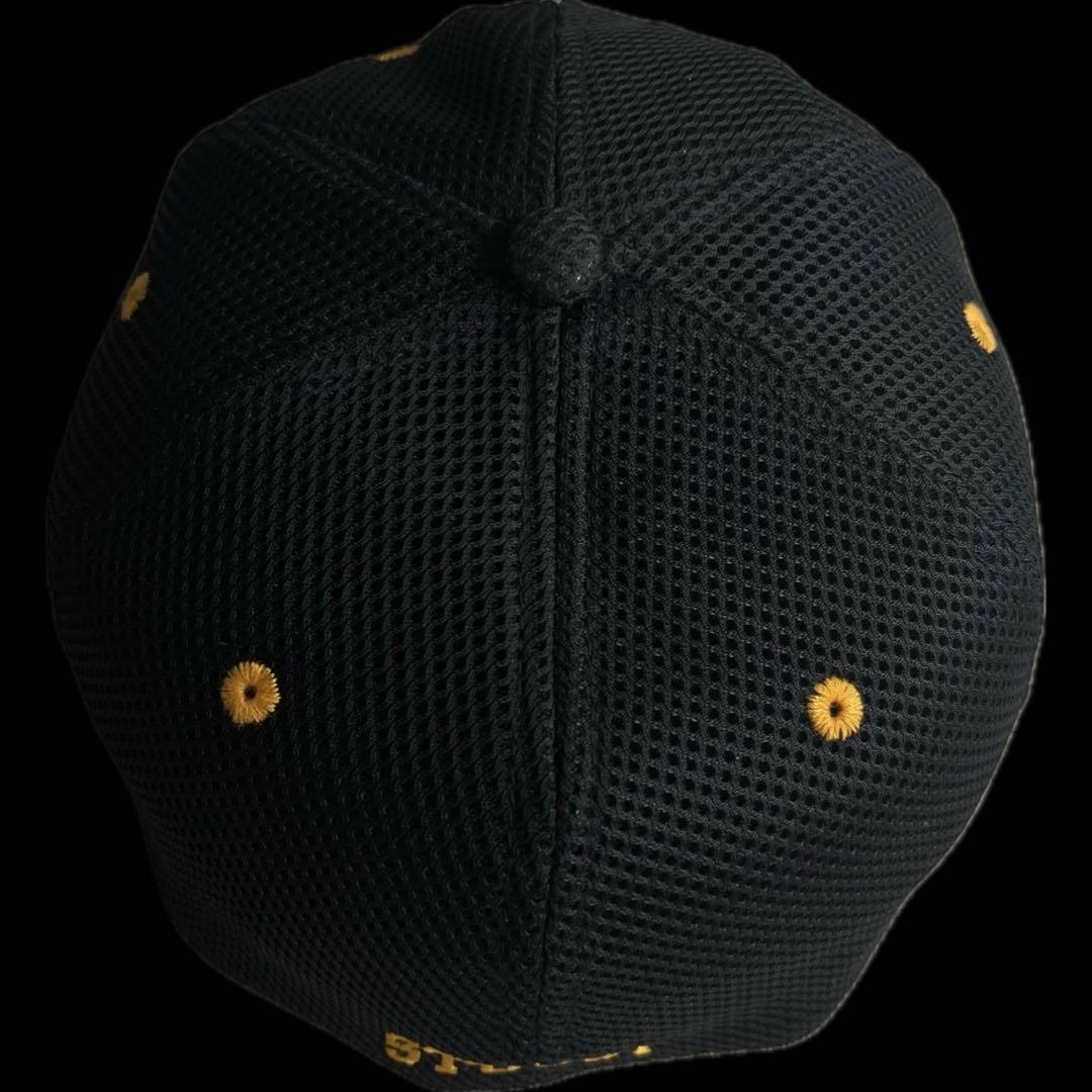 “S刺繍”old stussy 6パネルキャップ メッシュ stussyhats