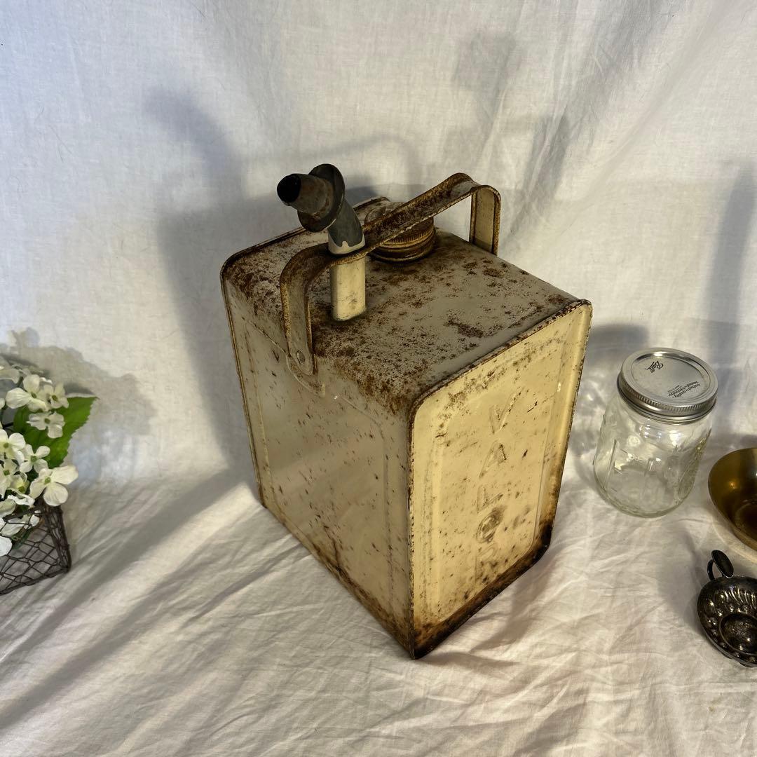 希少イギリスビィンテージvalor バーラー 注油缶携行缶 灯油缶 ブリキ缶