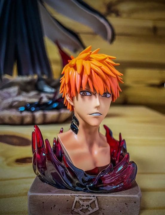 BLEACH  黒衣少年図 黒崎一護 ガレージキット ガレキ スタチュー①⑤