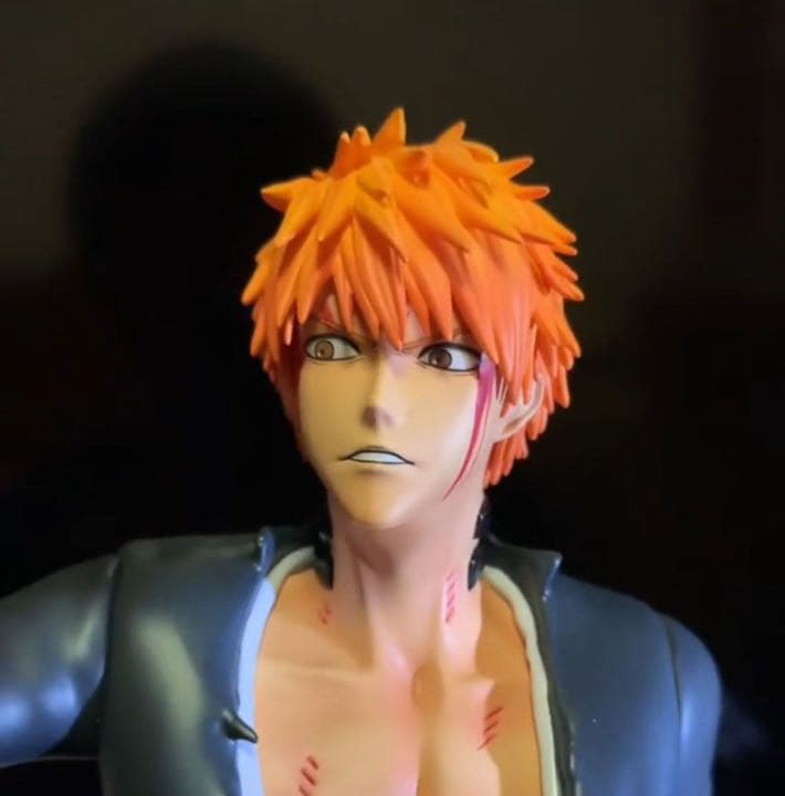 BLEACH  黒衣少年図 黒崎一護 ガレージキット ガレキ スタチュー①⑤