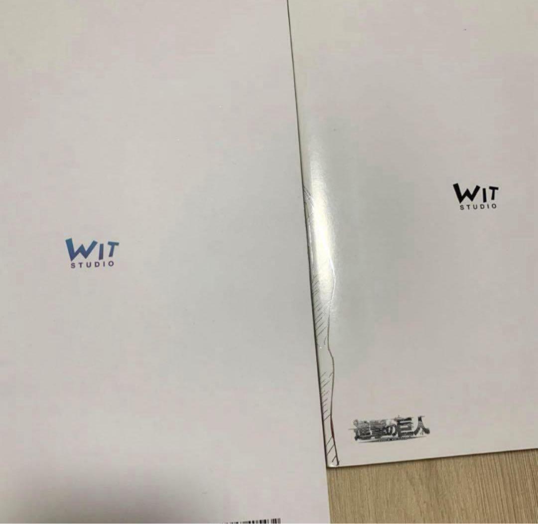 進撃の巨人 原画集 wit studio 総作監修正集　リヴァイ　エレン