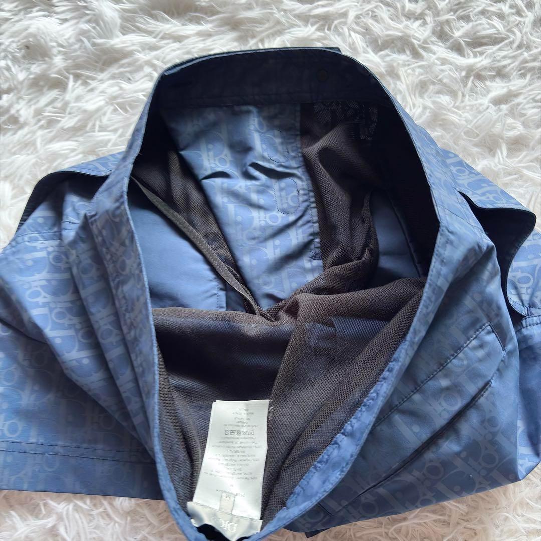 未使用品　ディオール オブリーク スイムショーツ M ブルー 総柄　ロゴ