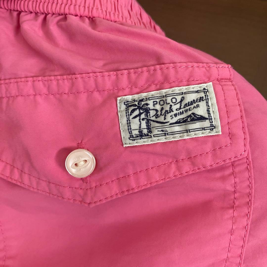 ラルフローレン スイムショーツ　女性着用可ピンク　水着　トラベラーズ　JK