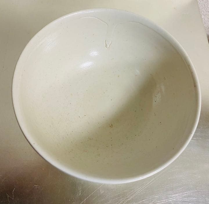 森岡由利子　白磁茶碗　抹茶碗　茶道　小田原菜の花にて購入