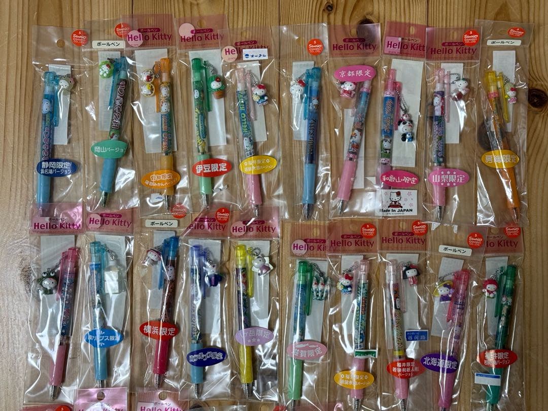 ハローキティ ご当地ボールペン セット 約70本まとめ売り
