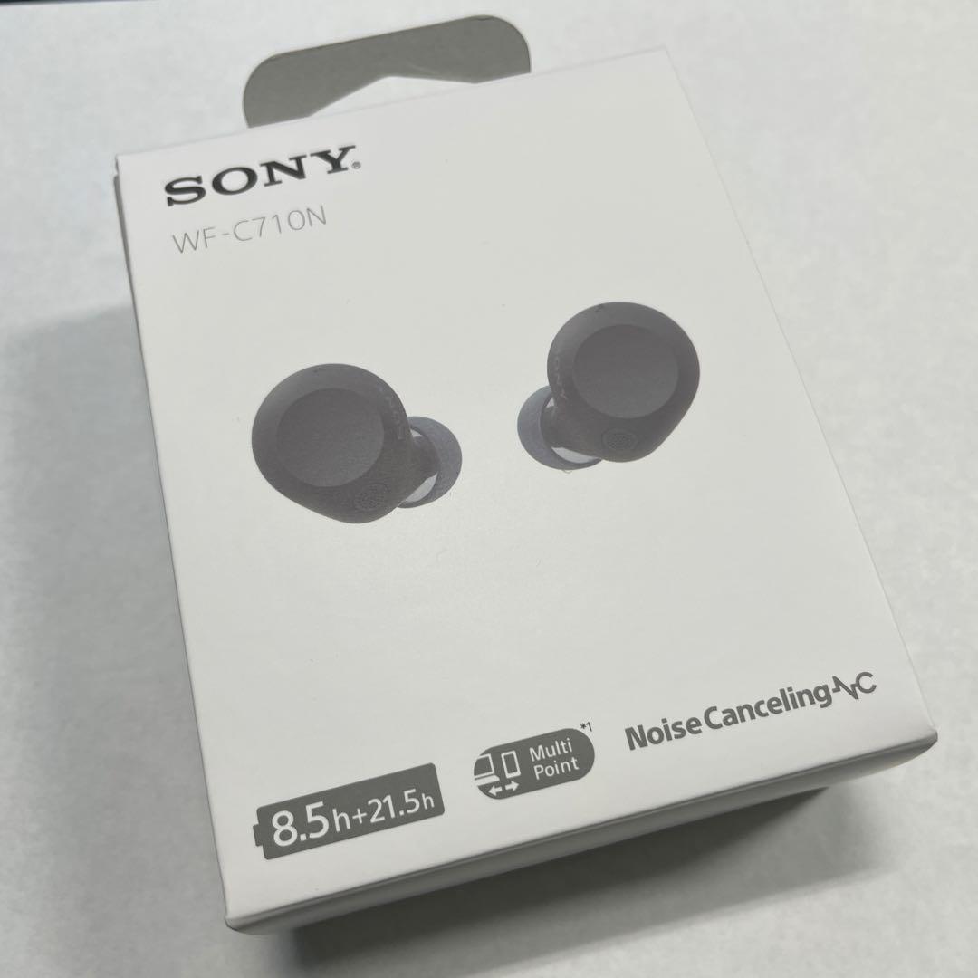 SONY WF-C710N ノイズキャンセリング　ブラック