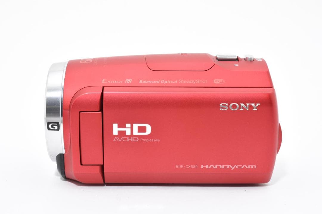 美品 ソニー　SONY HDR-CX680 レッド 1420