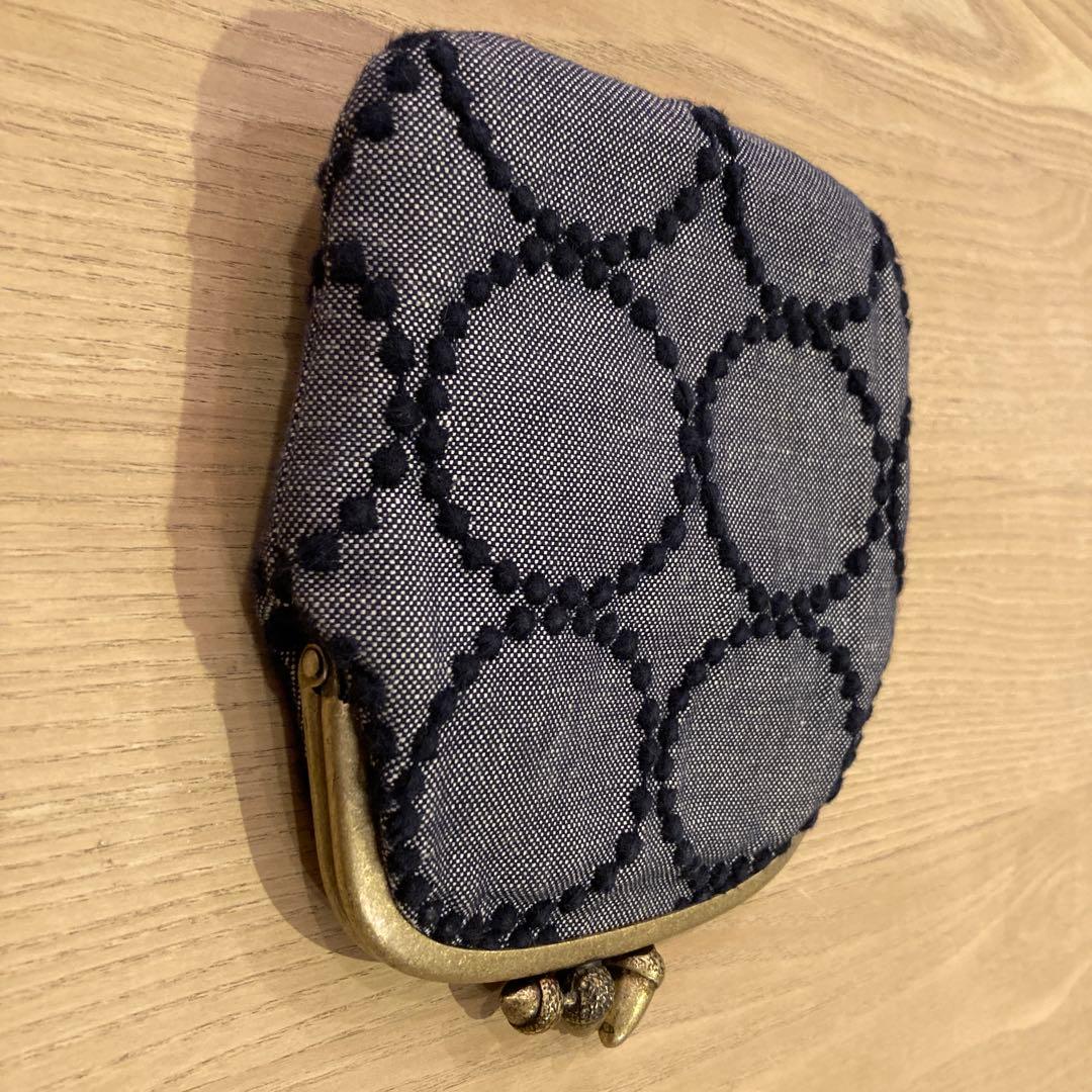 mina perhonen 円形模様の布製ケース