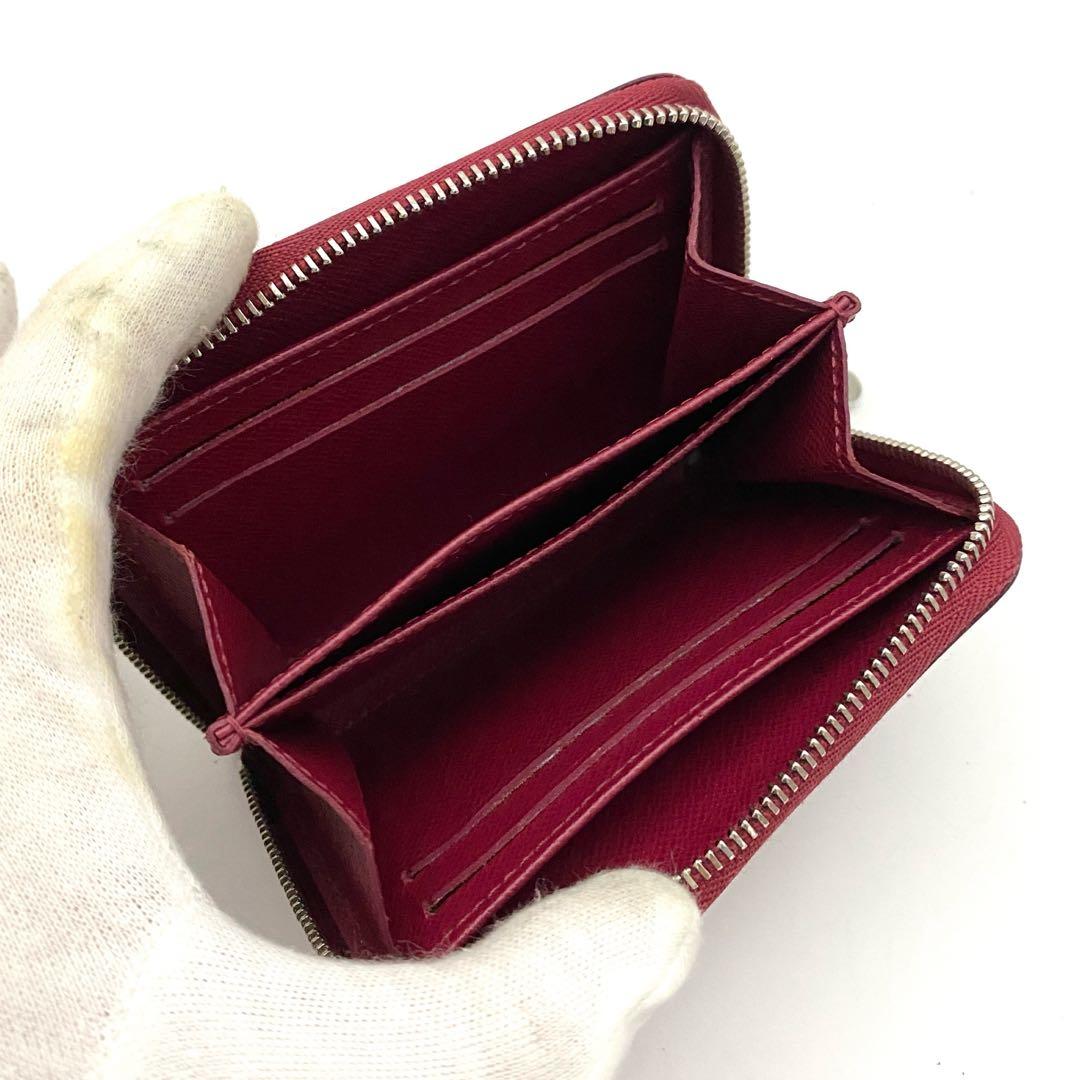 ほぼ未使用　ルイヴィトン　ジッピーパース　エピ　フューシャ　ケース