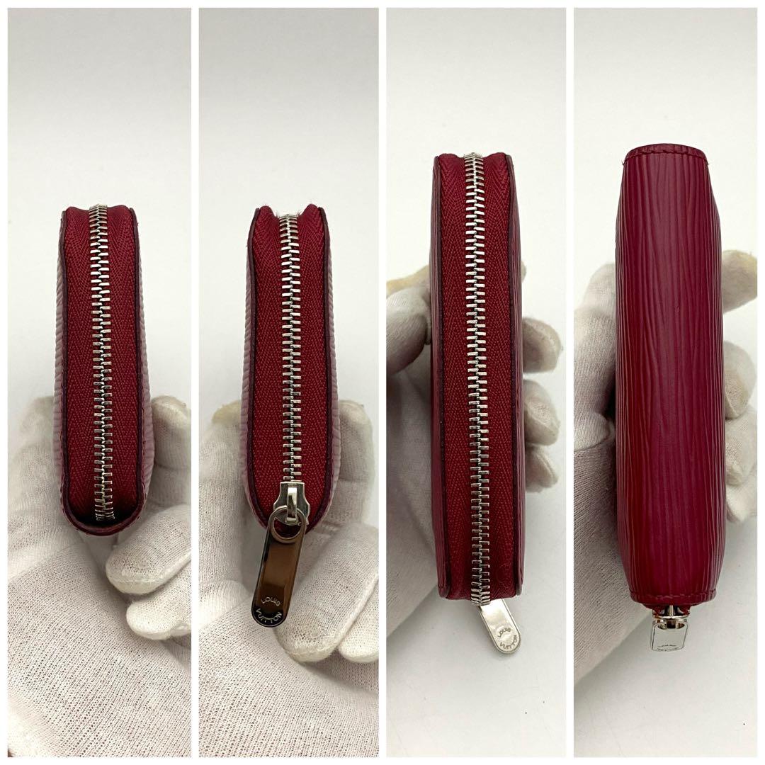 ほぼ未使用　ルイヴィトン　ジッピーパース　エピ　フューシャ　ケース