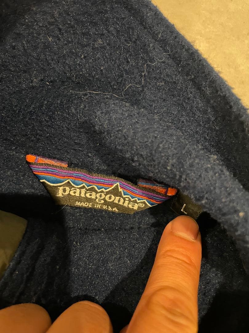 ア*プ様 Patagonia シェルドシンチラジャケット 80s MARS