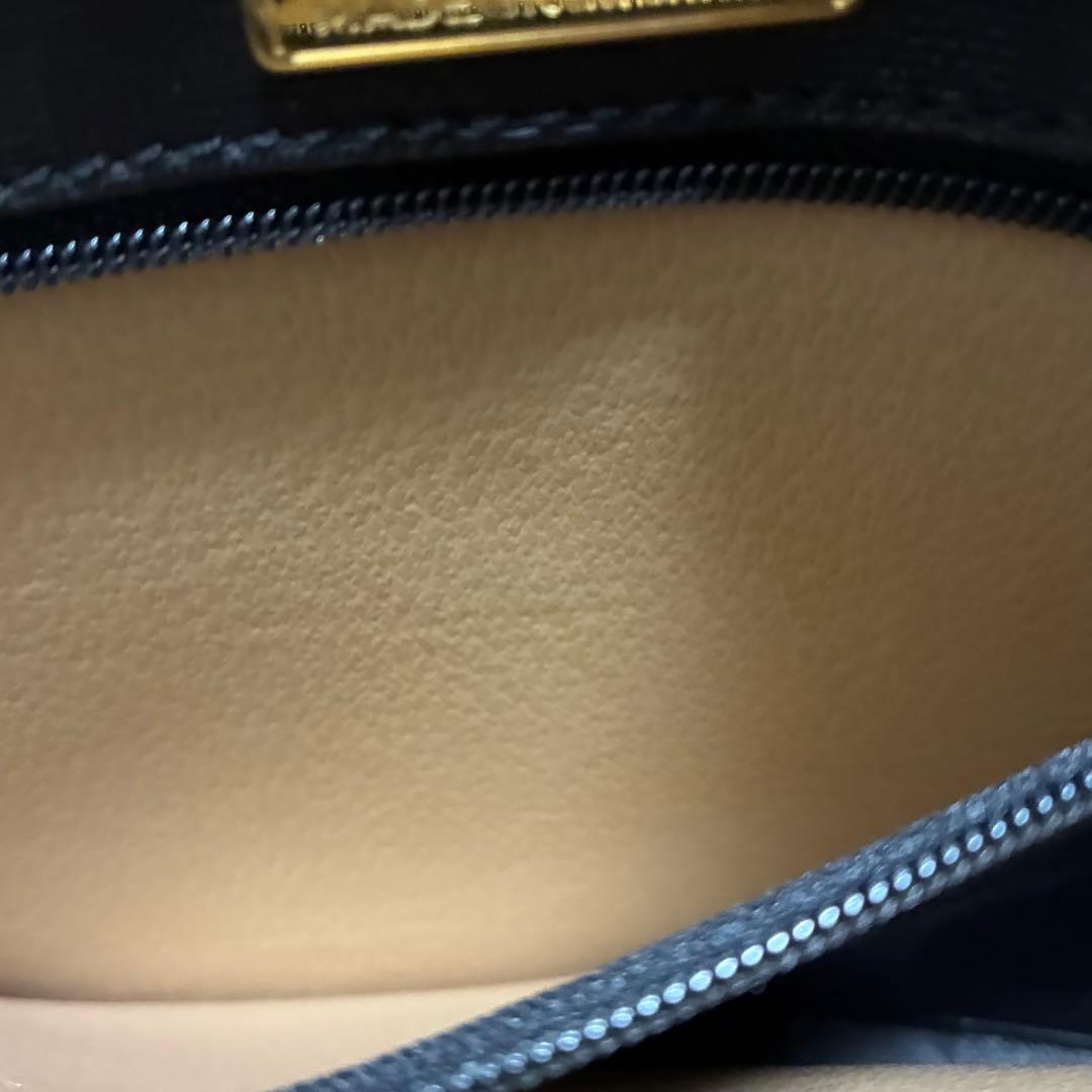 美品　クリスチャンディオール　トロッター　ショルダーバッグ　ブラック　レザー