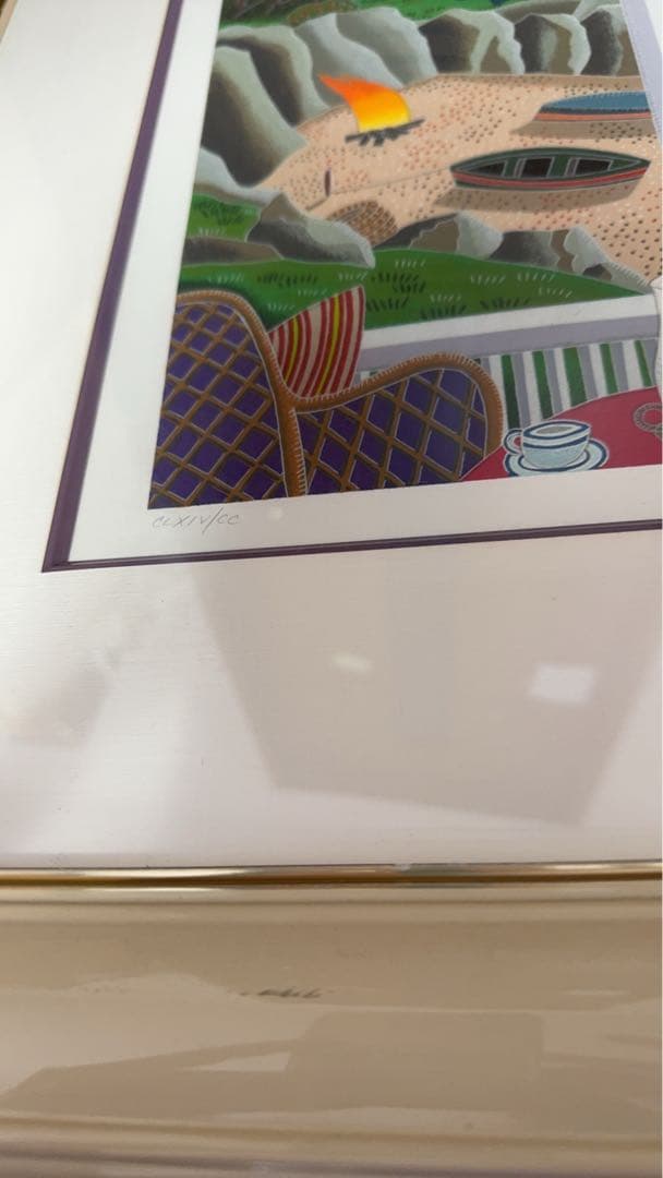 トーマスマックナイト　ライトハウスポイント　シルクスクリーン