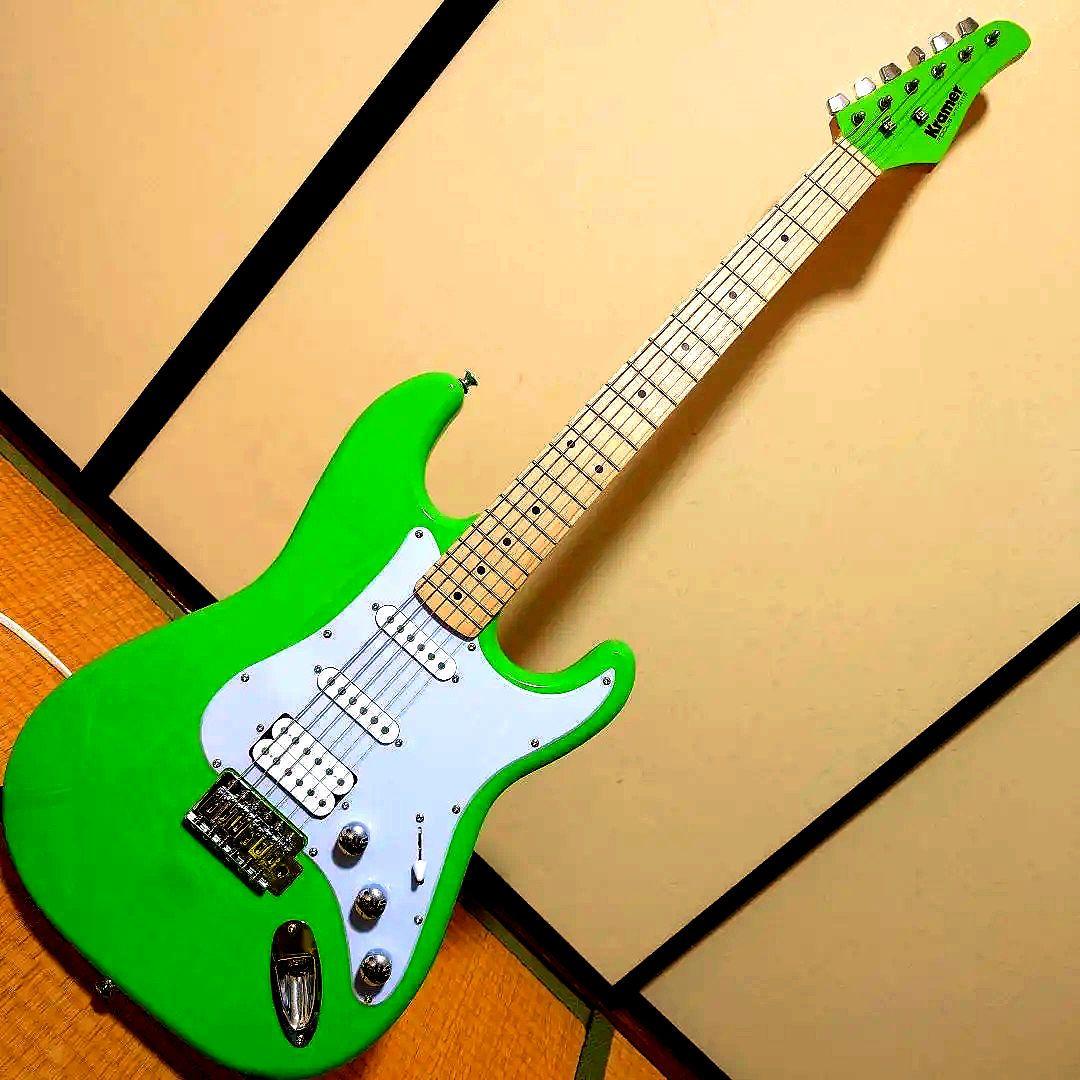 花梨‼️Kramer Focus VT-211S グリーン エレキギター