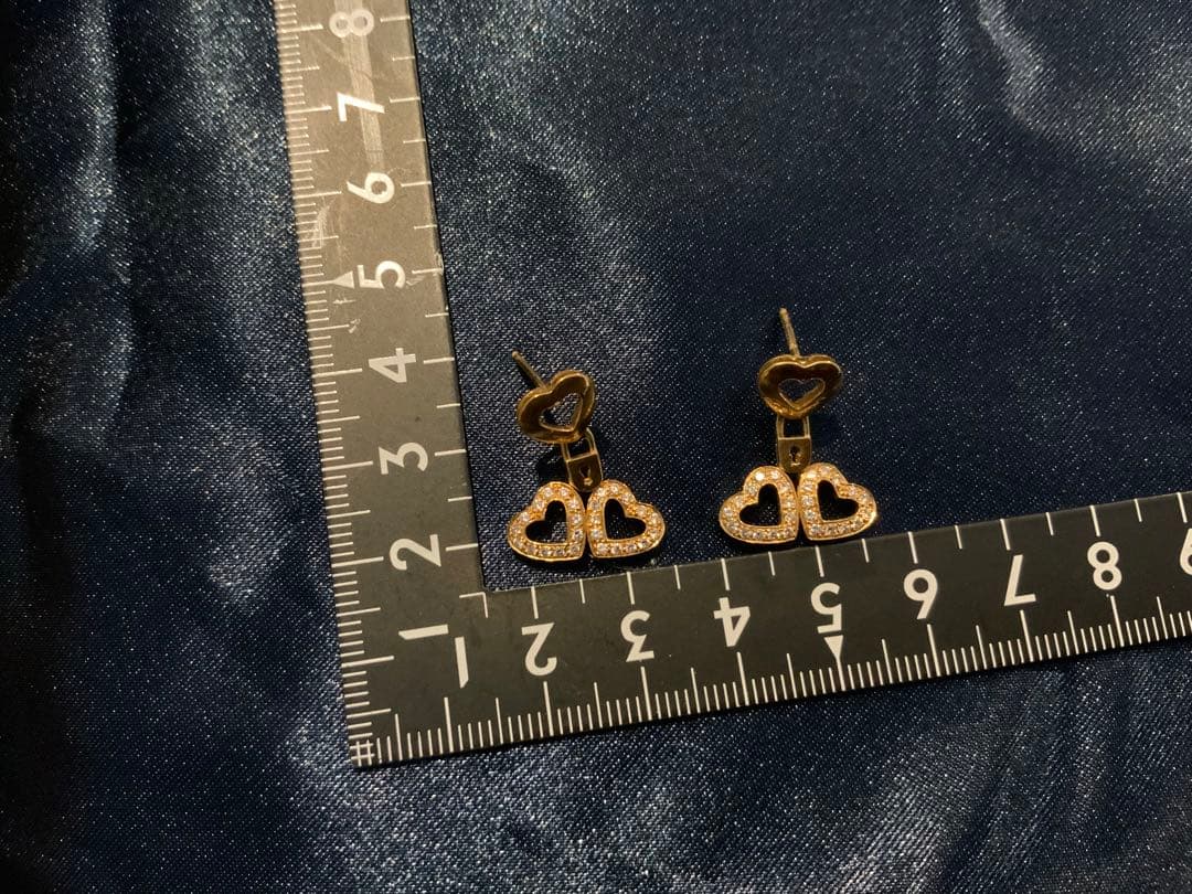 モワード　　mouawad ハートピアス　k18YG