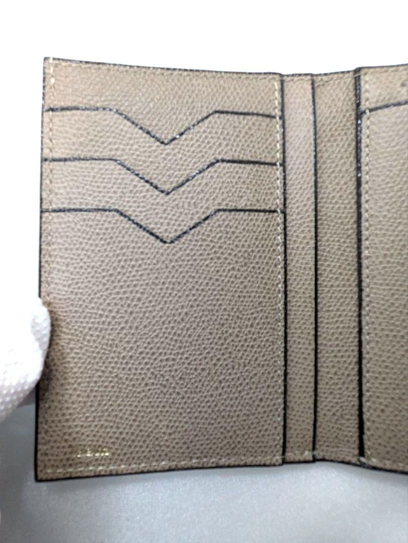 【新品未使用品】Valextra イジィデ ウォレット オイスターグレー