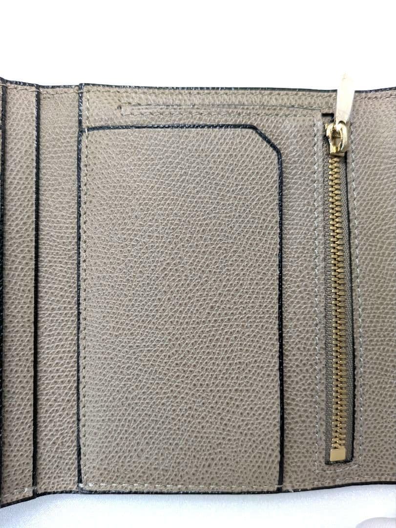【新品未使用品】Valextra イジィデ ウォレット オイスターグレー