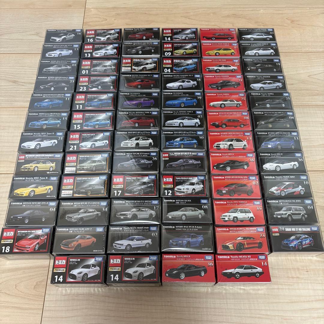 トミカプレミアム　73台セット　まとめ売り　廃盤品　シュリンク未開封　多数