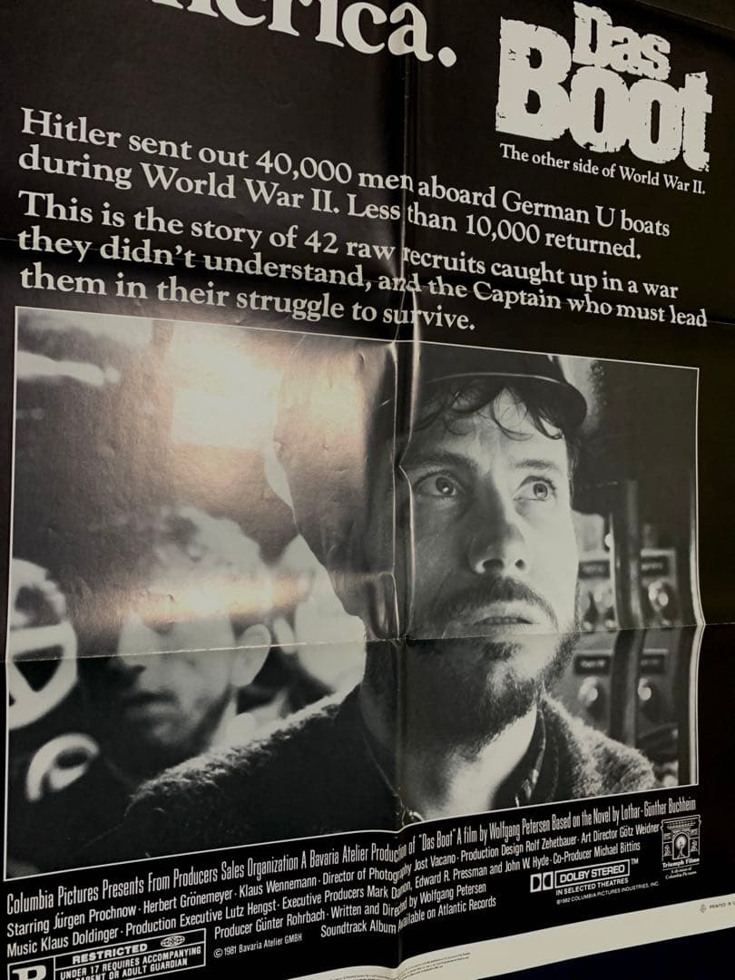 U・ボート　DAS BOOT USオリジナル映画ポスター
