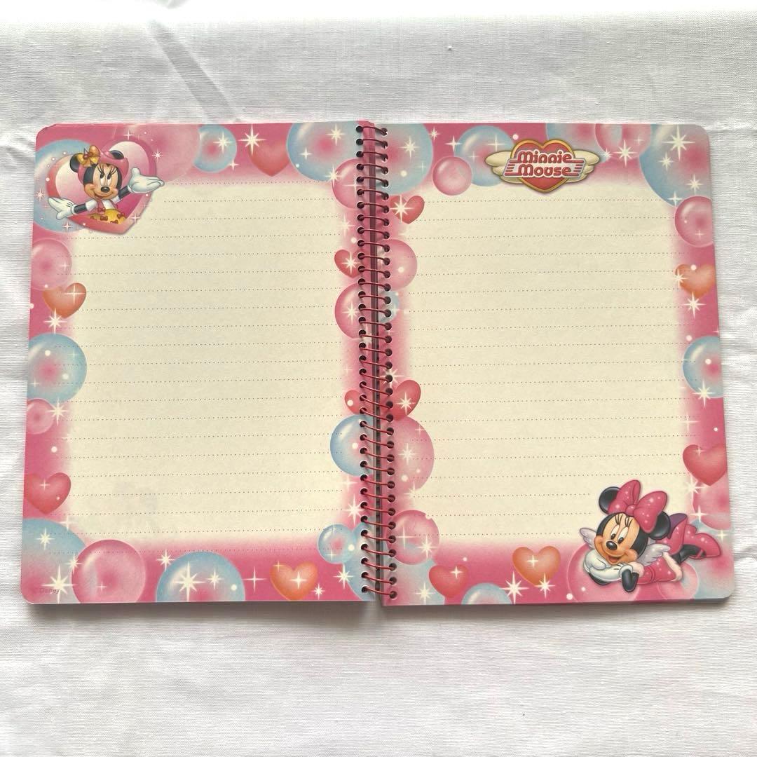 希少❤️ミニーマウス ノート スパイラルバインディング ピンク　ディズニー
